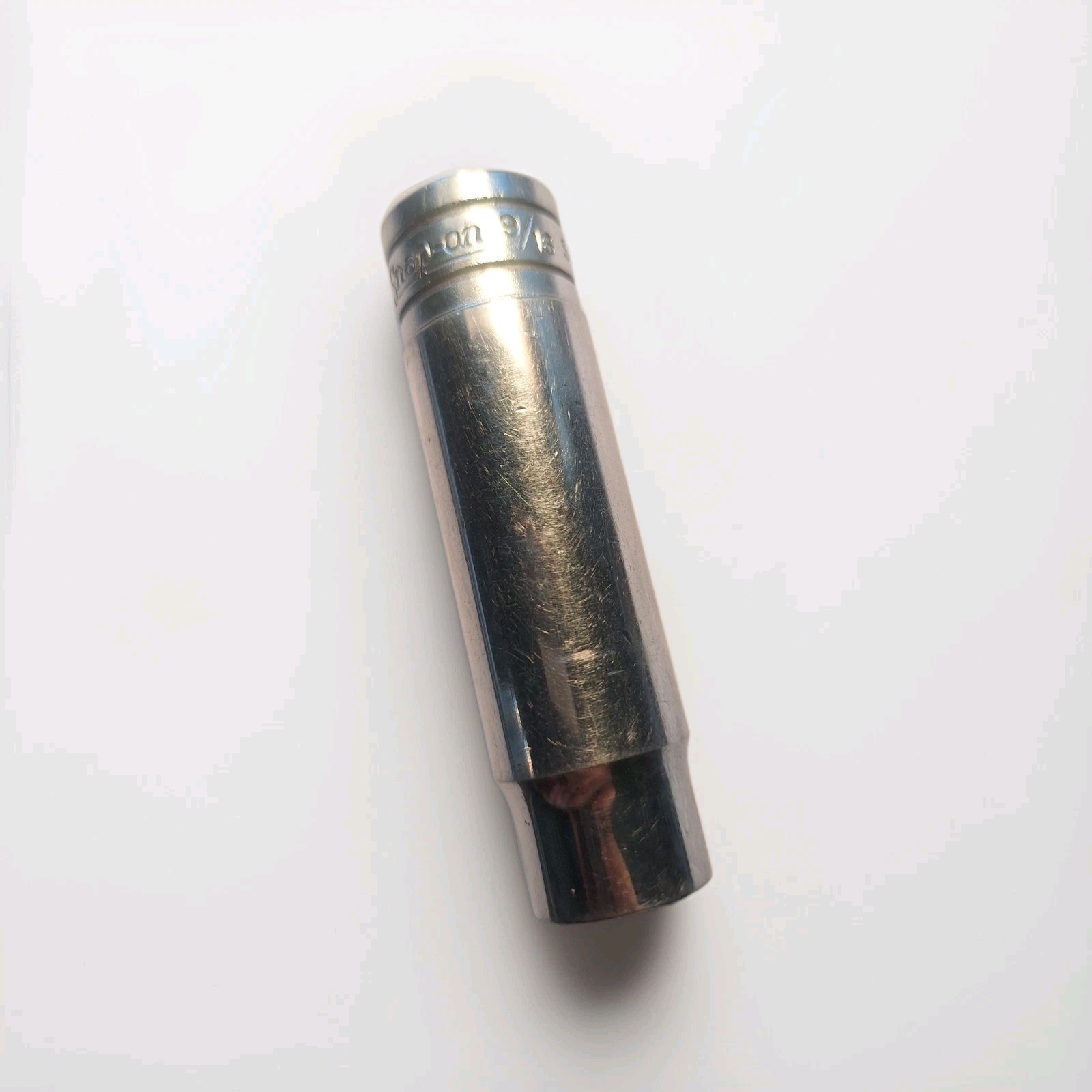 Snap On Tools USA 1/2 Drive 9/16 DEEP Chrome 12 Point Socket S181 made USA