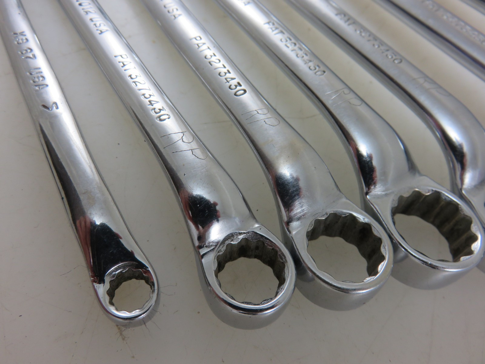 Snap-On XS SHORT Offset Box End Wrench 8pc Set 3/16″-13/16″ **NO 1/4″ x 5/16″*