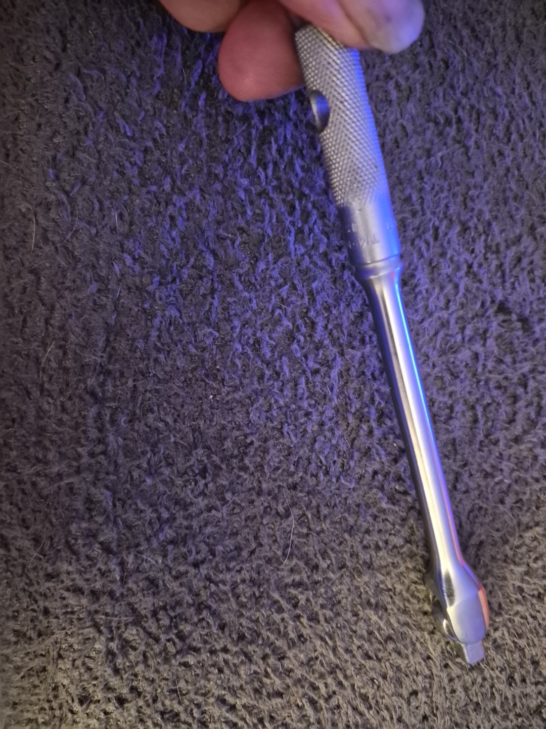 Snap-On TM-10-D 1/4″ Drive Flex Extension 6.25″ USA Knurled Handle Tool
