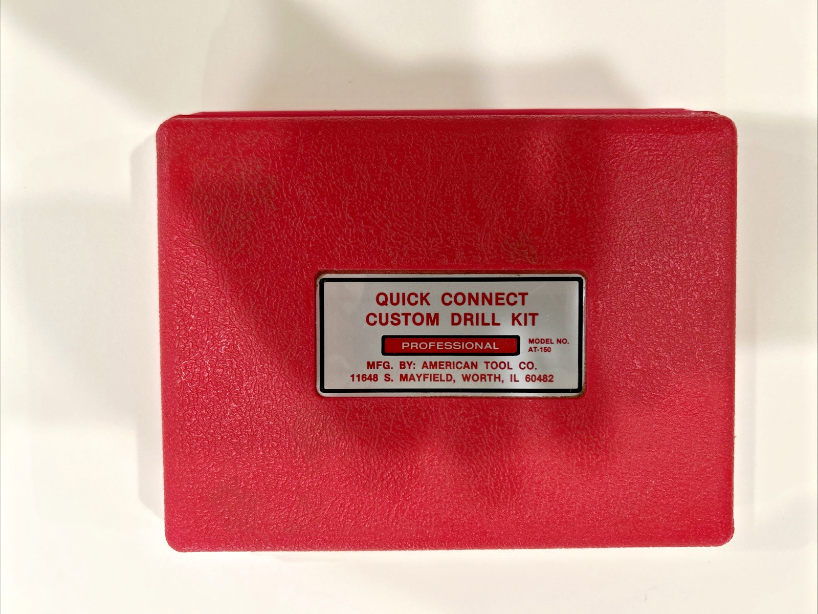 Quick Connect Custom Drill Kit -PROFESSIONAL- MODEL NO. AT-150 Made In U.S.A