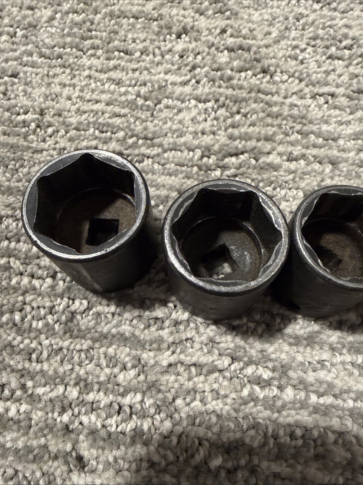 SNAP ON 9 pc 3/8″ Drive 6 Point SAE Shallow Impact Socket Set 7/16” – 1”