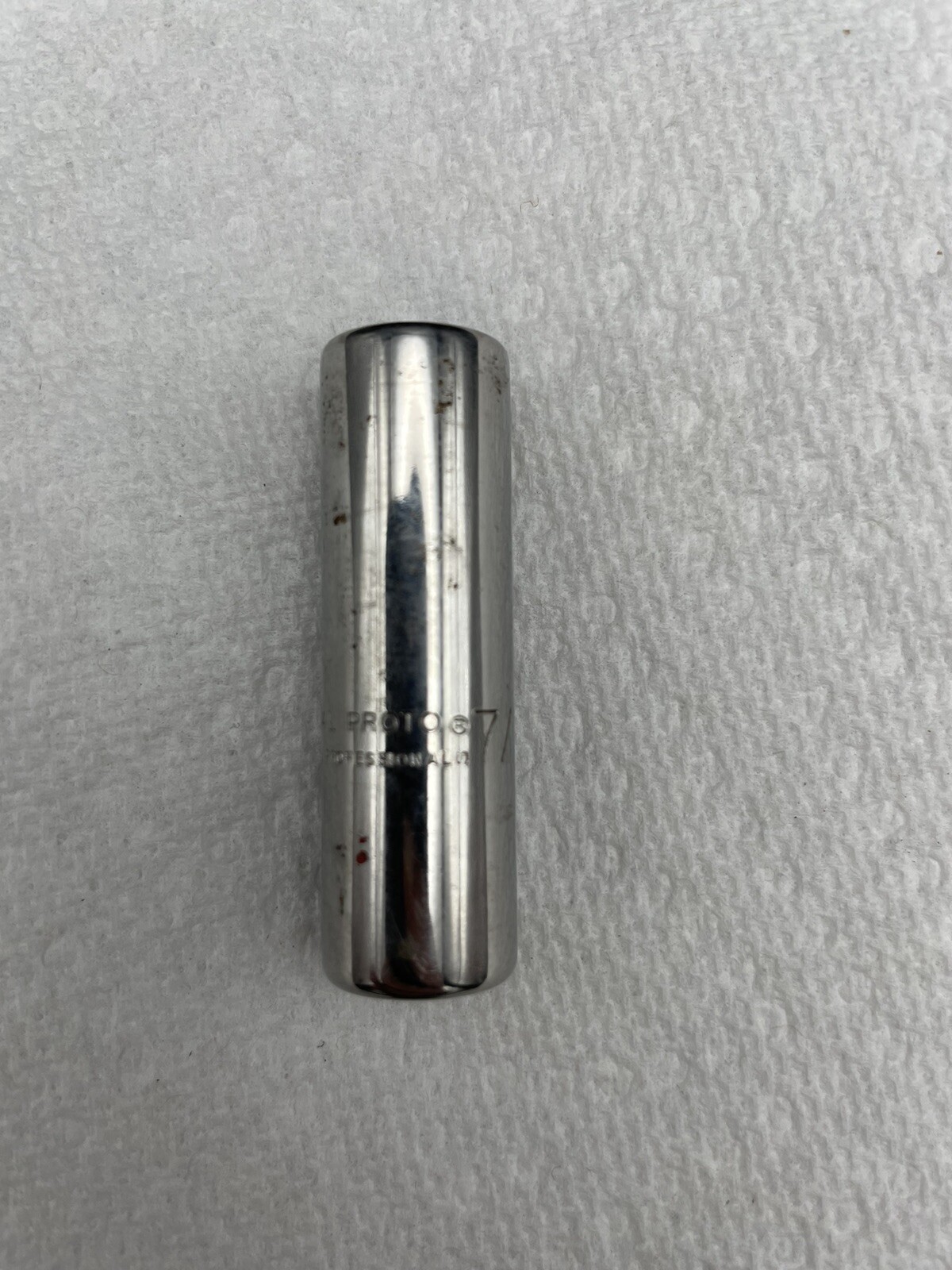 Lot Of 3 Proto1/4″ Drive 6 Point Chrome Socket SAE USA 7/16, 3/16, 7/16 Deep.