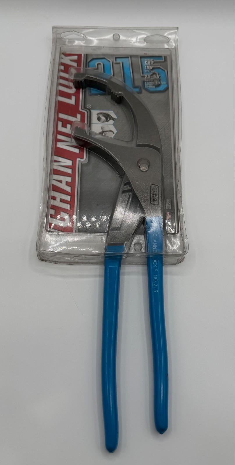 Channellock 215 15.5″ Adjustable Oil Filter / PVC Pliers 2.5″-5.5″ Capacity