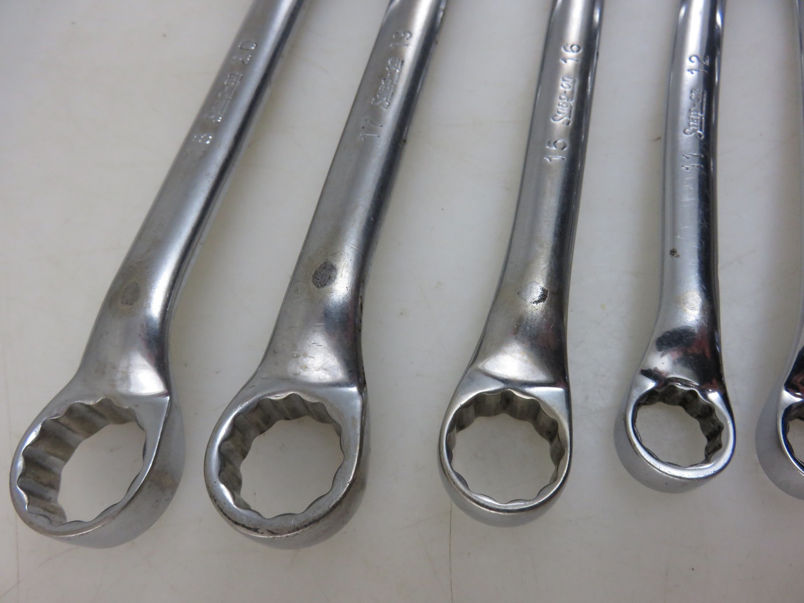 Snap-On XSM METRIC SHORT 10° Offset Box End Wrench 8pc Set 6mm-20mm