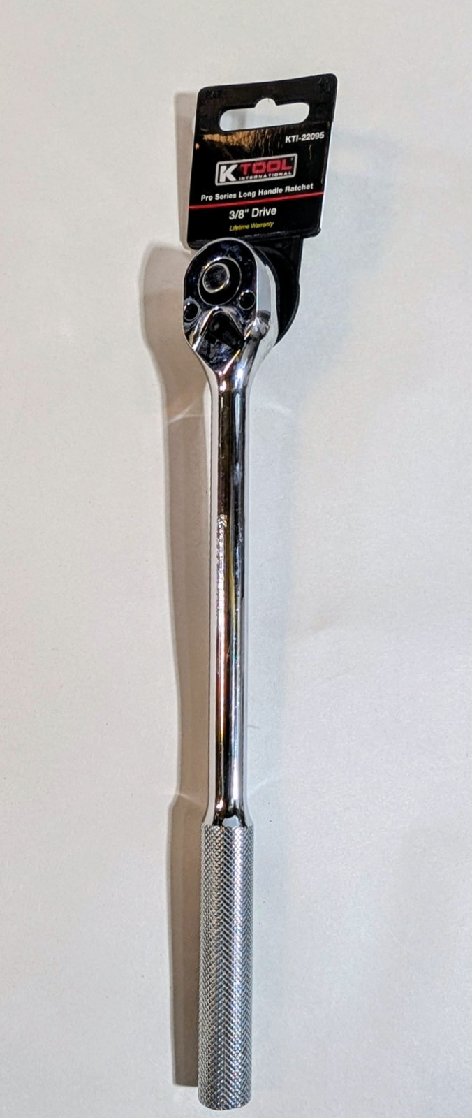 K Tool 22095 – 3/8″ Dr. Pro Series Long Handle Ratchet