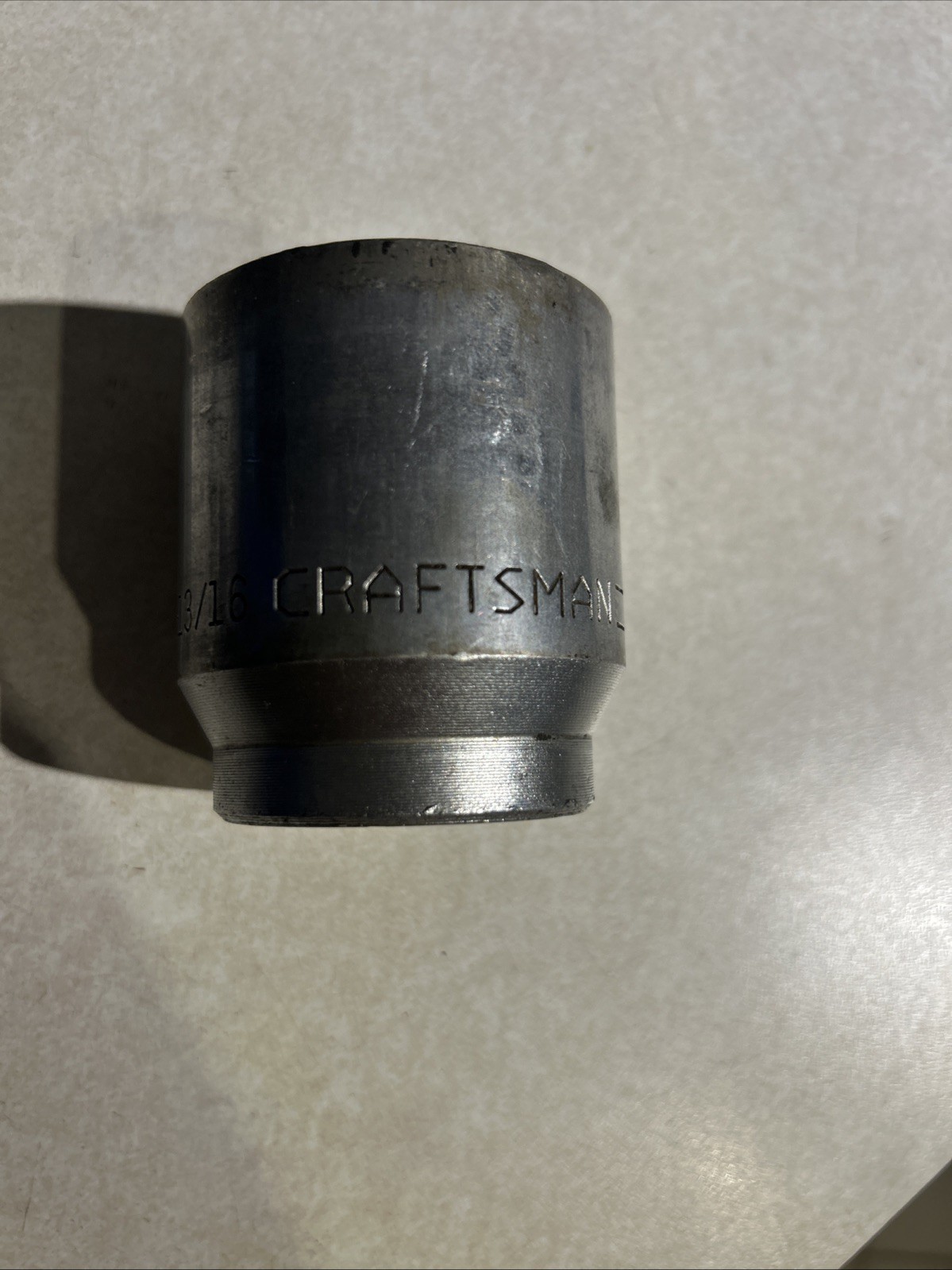 Vintage Craftsman 1-3/16″ Shallow Socket 3/4″ Drive 12 Point Made in USA