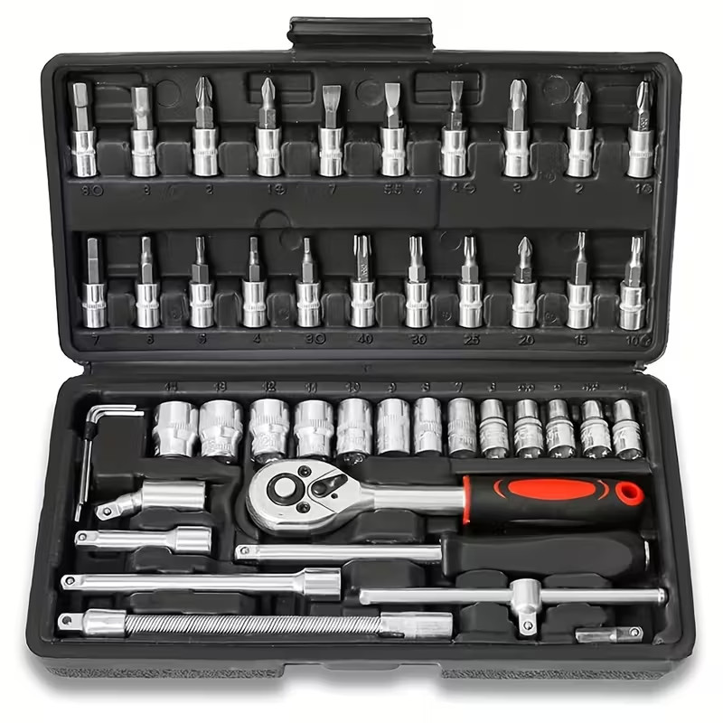 Professional Auto Repair Kit] High-End Professional 44+2 Piece Tool