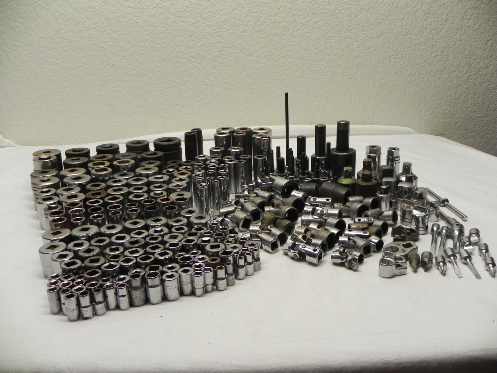 Proto/Proto Challenger Socket Lot 261 Piece Lot Old & Newer Models