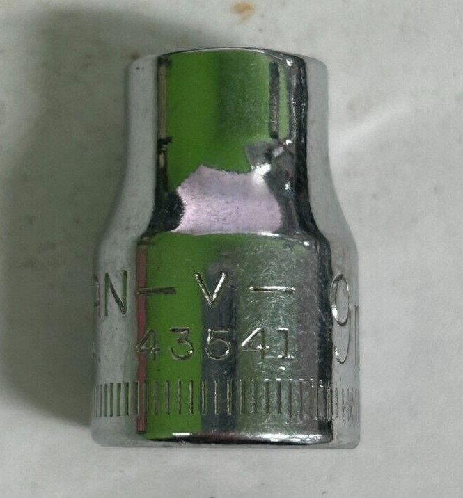 Craftsman V-43541 9mm 6pt 3/8″ Drive Shallow Socket