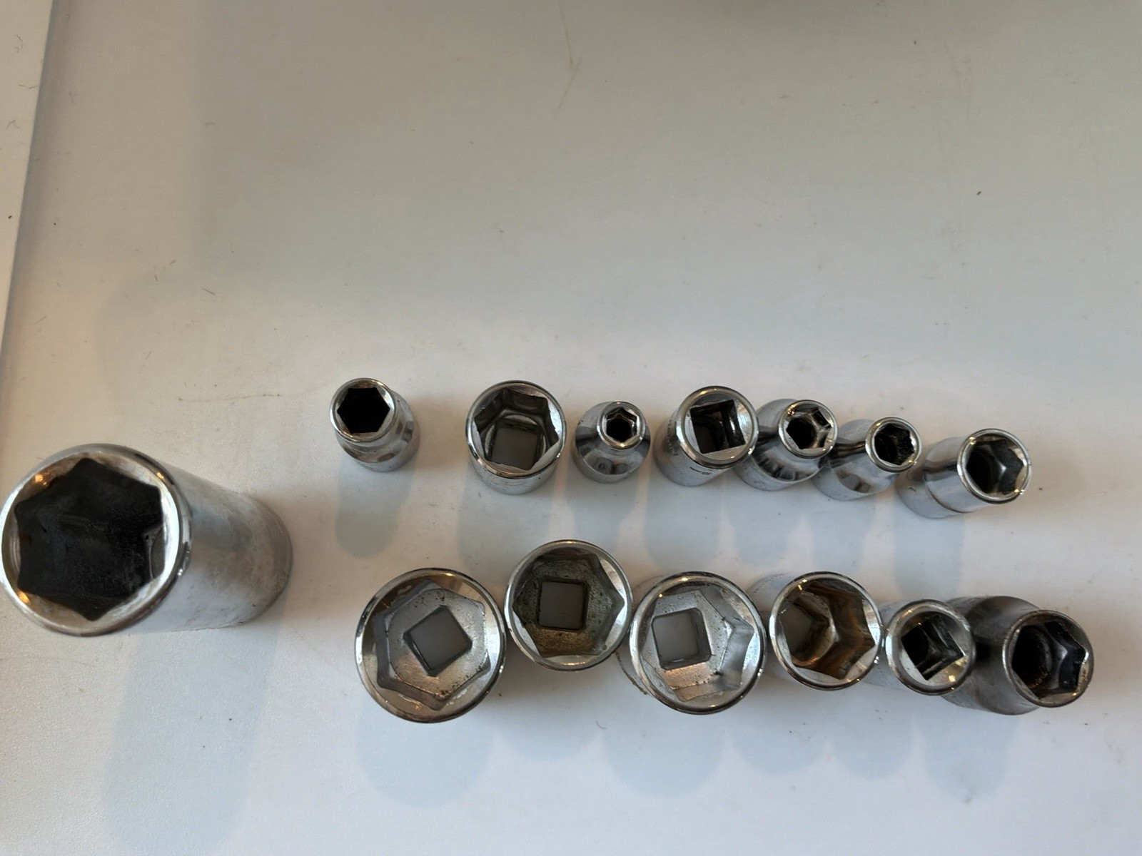 Vintage Armstrong Tools 43-152 Socket Set 1/2” Drive Ratchet USA w/ Case