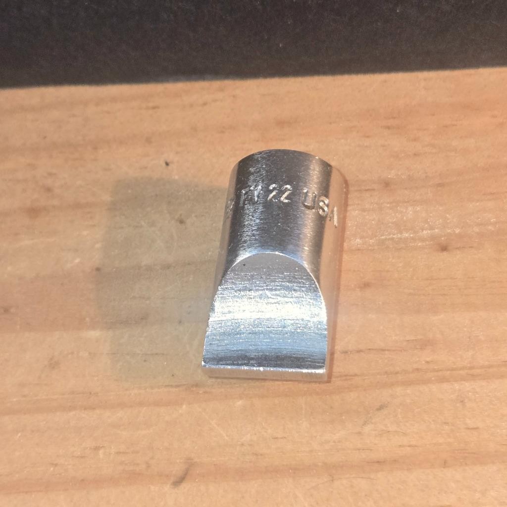 HTF GENUINE SNAP-ON TOOLS FV22 11/16″ 3/8 DRAG LINK SOCKET CHROME USA