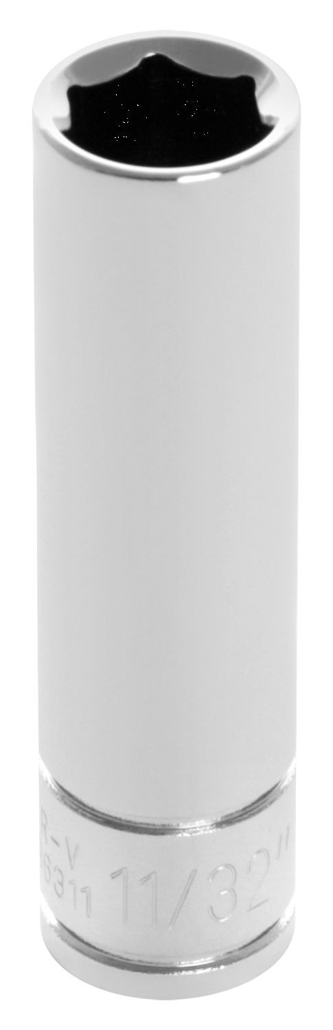 Performance Tool W36311 1/4 Inch Drive 11/32 Inch 6pt DW Socket