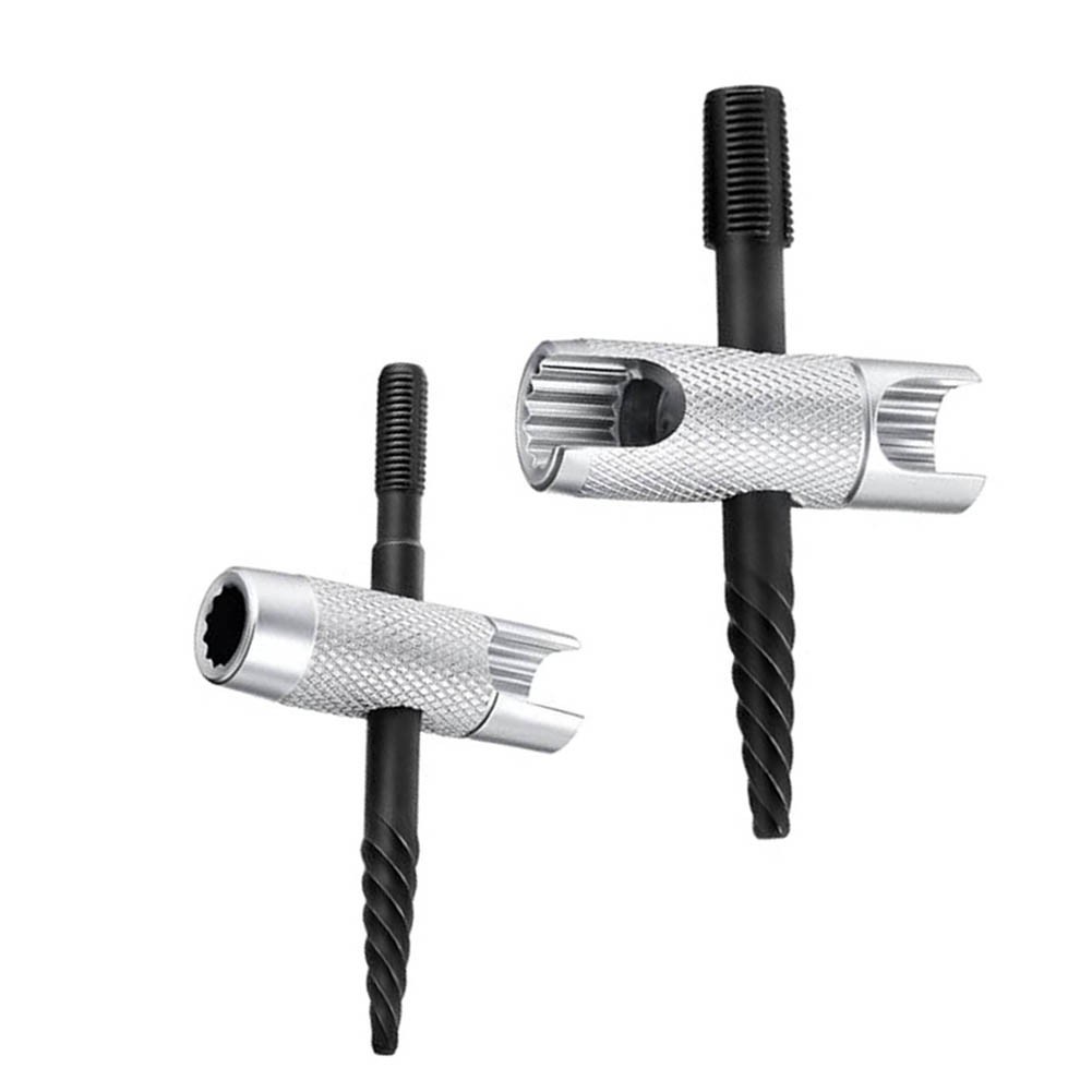 Dual Function Grease Zerk Tool Silver Socket and Black Tap for 1 8 1 4 Threads