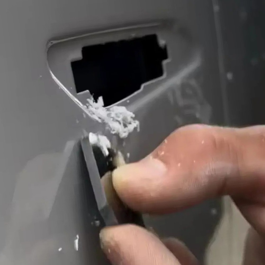 Detailers Auto Paint Scraper Tool with Concave Blade for Stubborn Stains