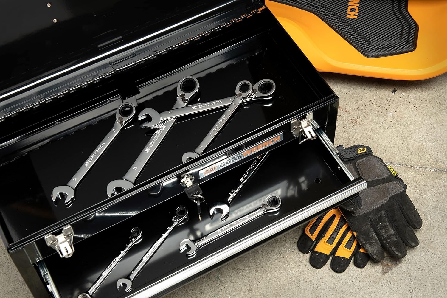 GEARWRENCH 8 Pc. 12 Pt. 8mm 10mm 12mm 13mm 14mm 15mm 17mm 19mm, Chrome