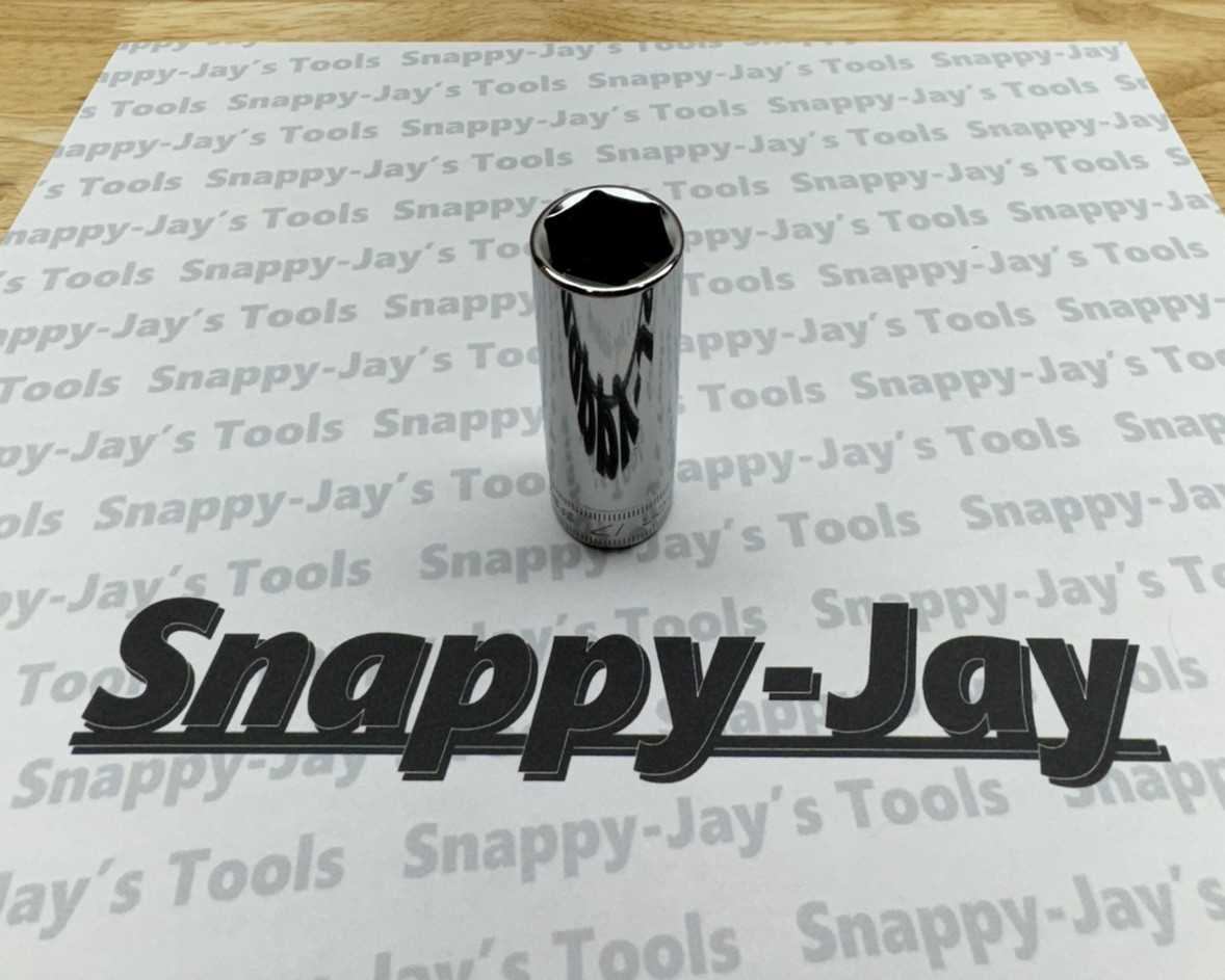 Snap-on Tools USA NEW 3/8” Drive 6-POINT Metric 17mm DEEP Chrome Socket SFSM17