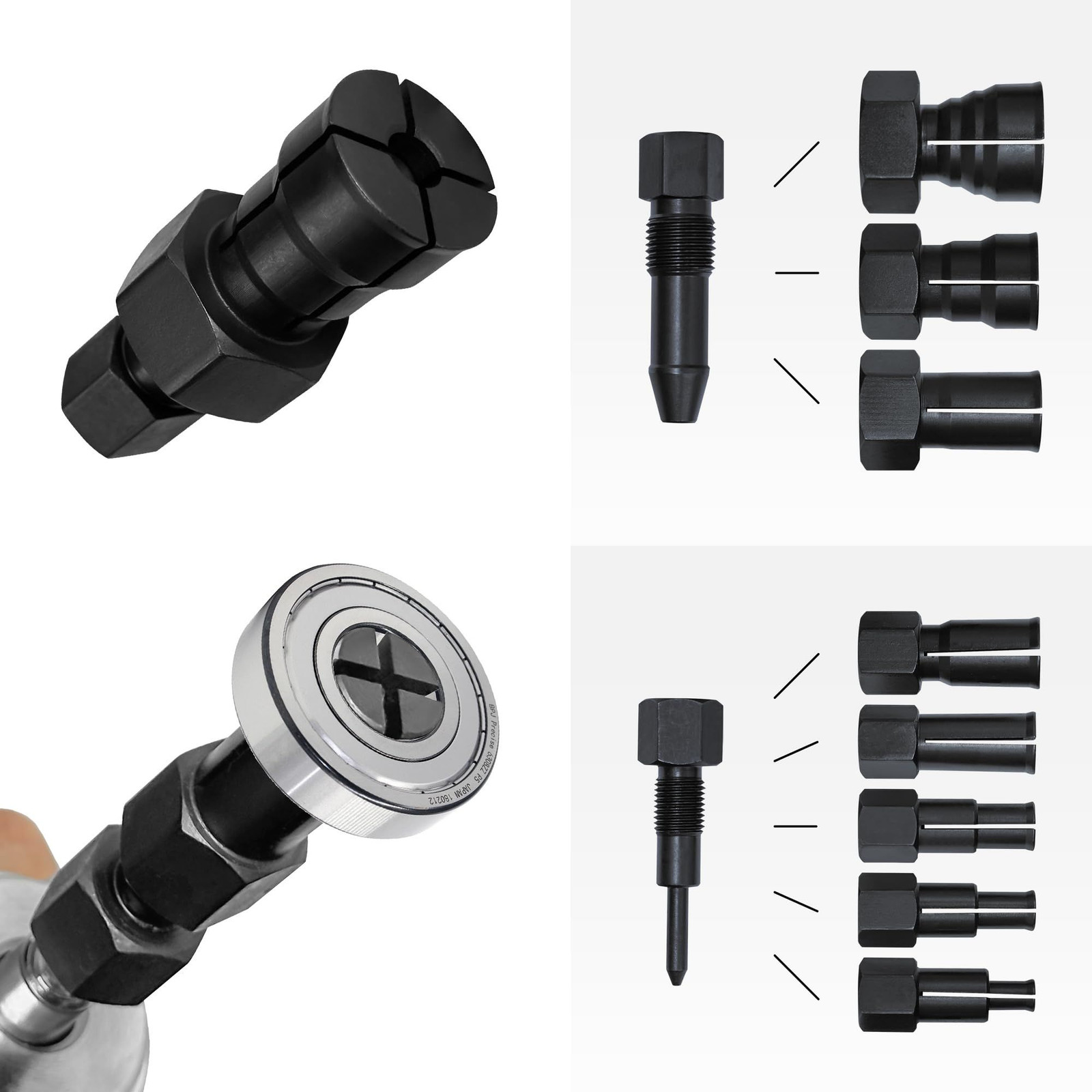 ZUXUSE 12Pcs Motorcycle Bearing Puller Kit, Blind Slide…