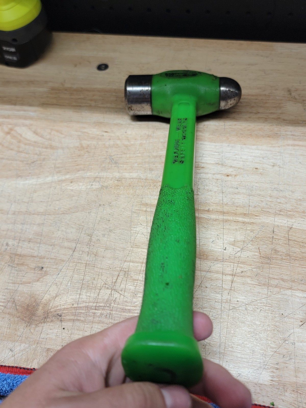 Matco Tools 32oz Ounce Ball Peen Dead Blow Hammer Green BH32DB Made in USA