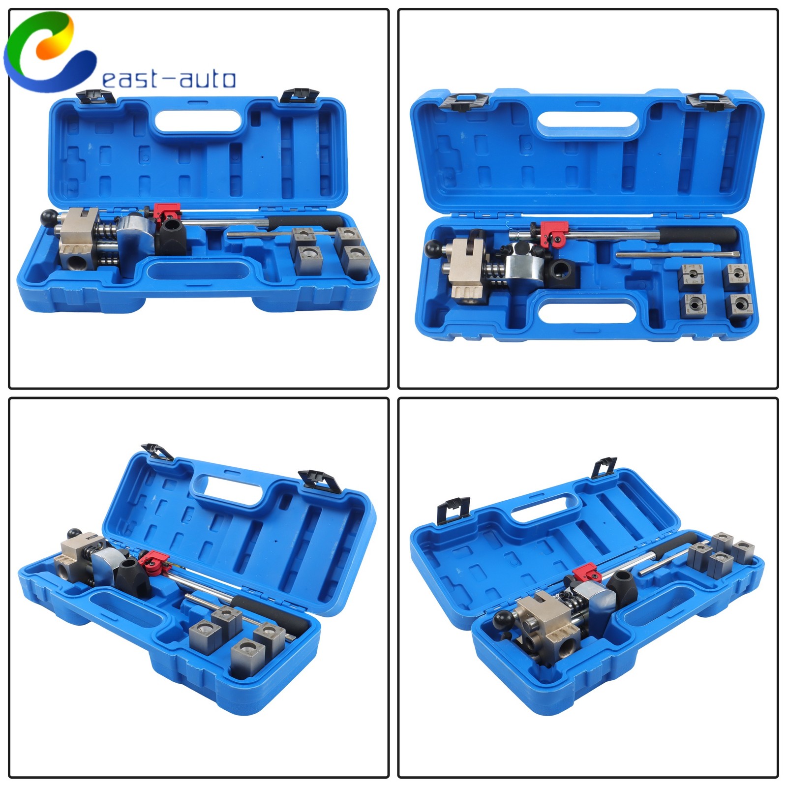 Brake Line Flaring Tool Kit Double Flaring Tool For 3/16″ 1/4″ 5/16″ 3/8″ 4.75mm
