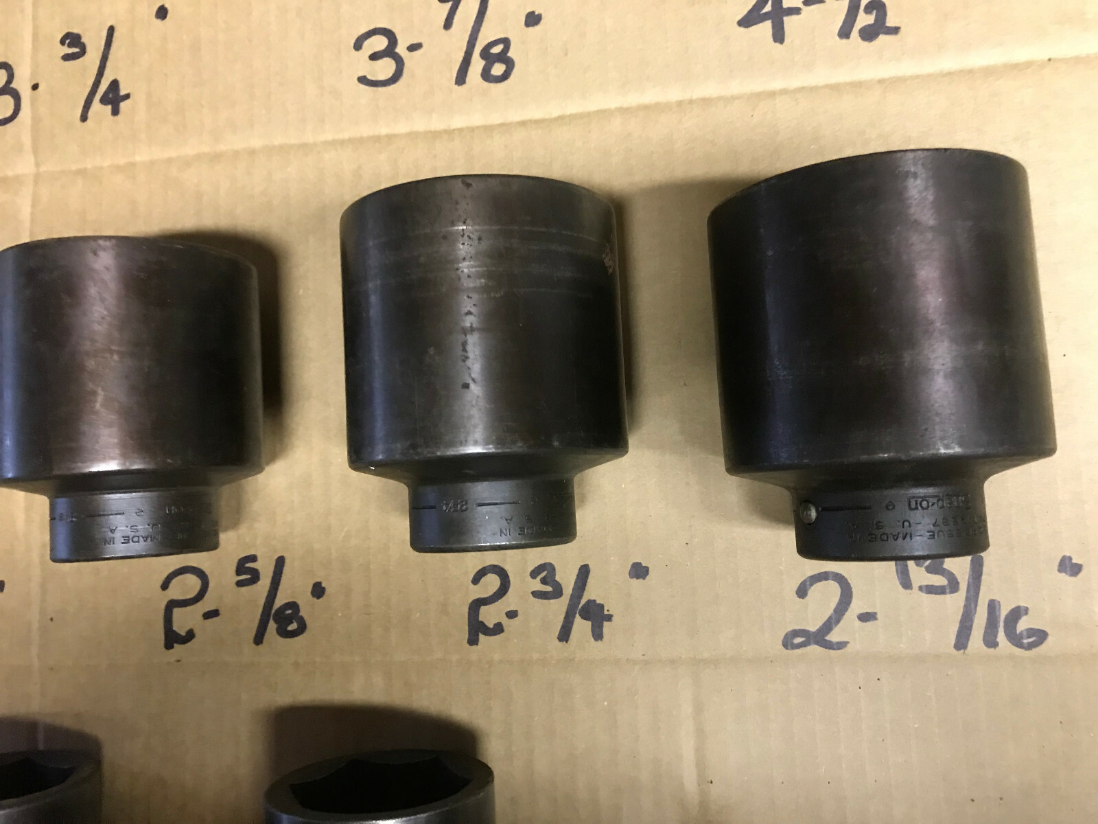 U-PICK Snap-On Tool USA Giant 1″ inch Drive Socket Shallow Short Lock Button SAE