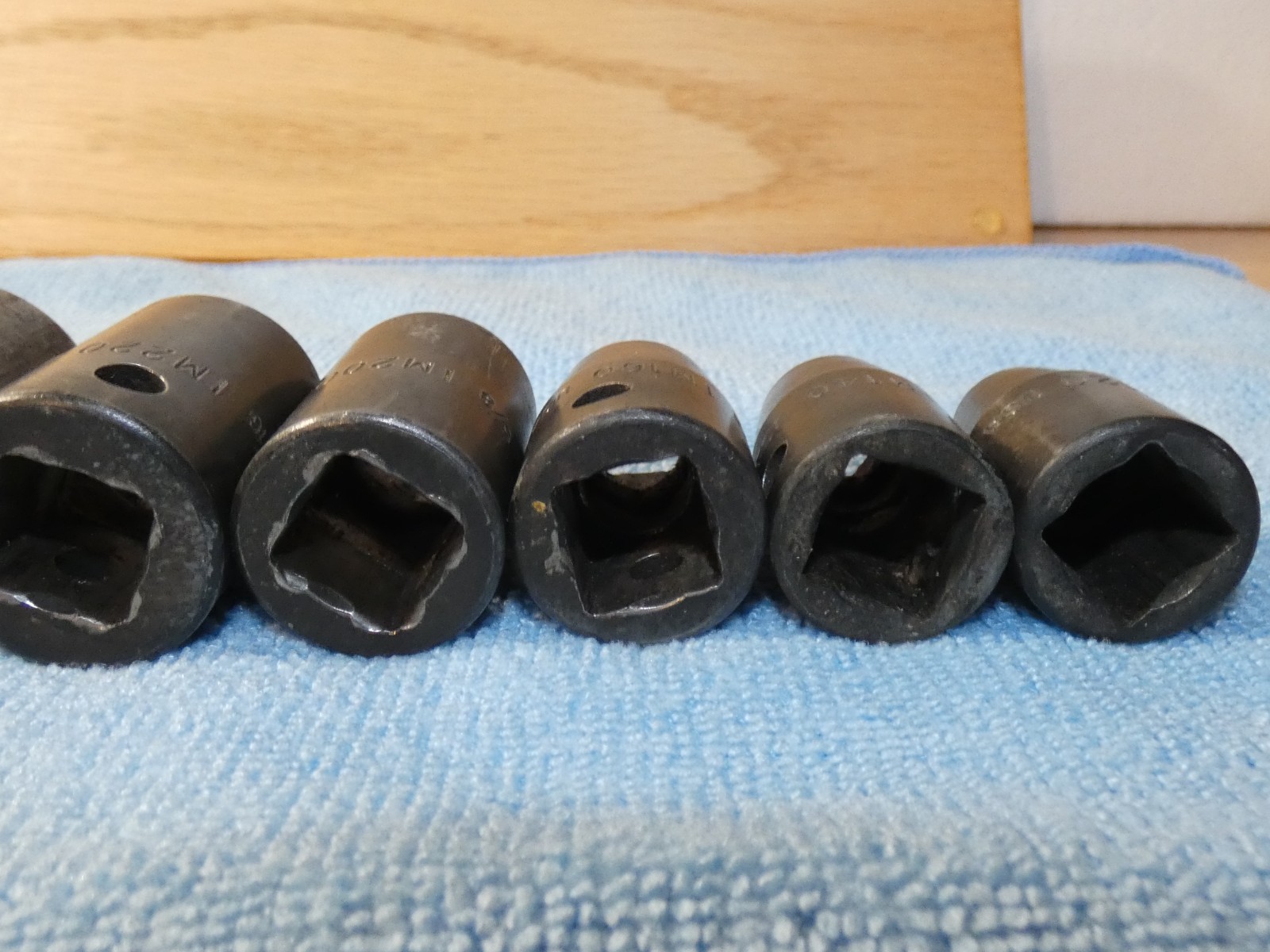 10 Snap-on Sockets 1/2″ Drive Impact 6 Point SAE IM Series Tool 3/8″ Thru 1″ Set