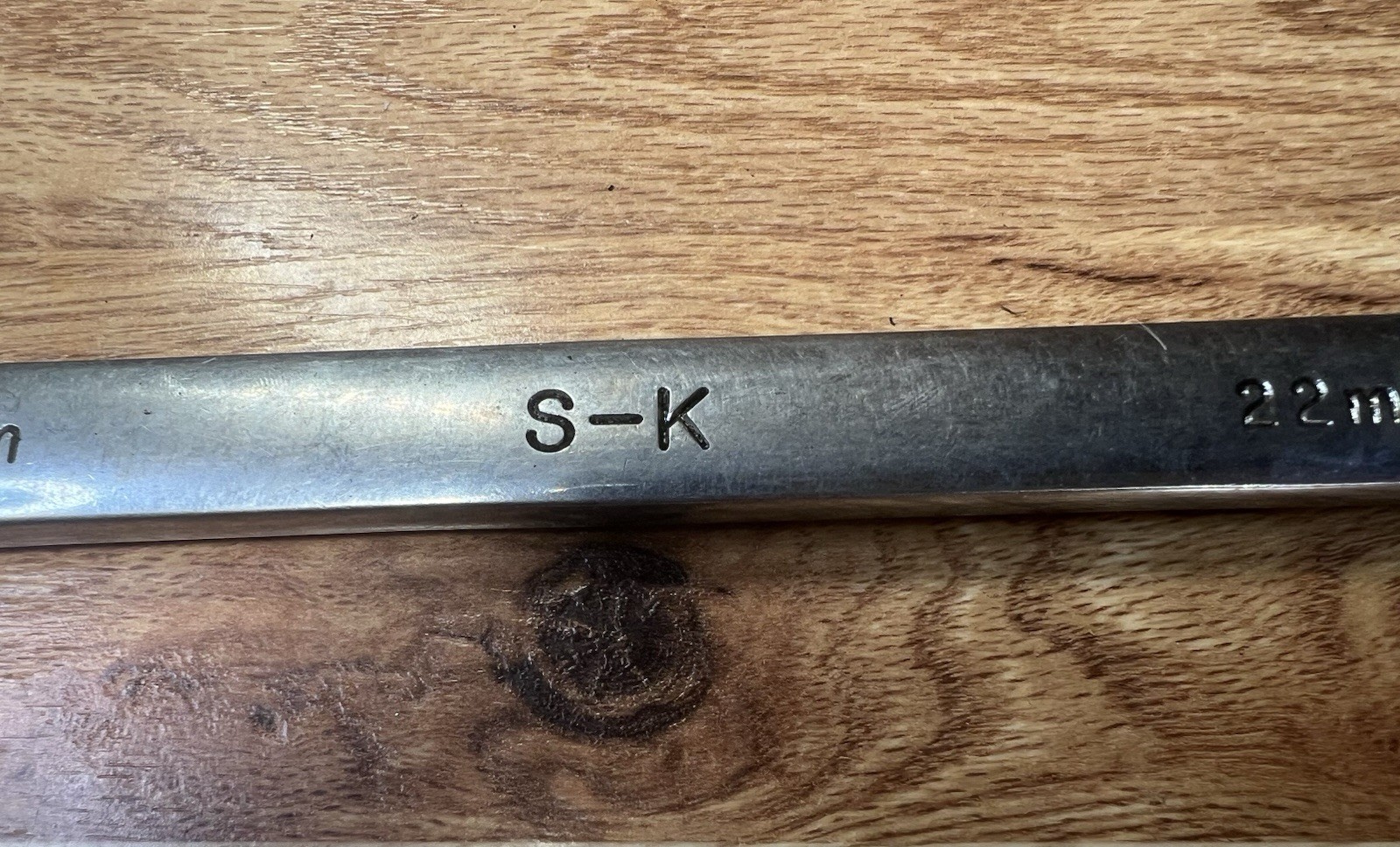 SK Tools 88322 22 mm – 12 point Metric Chrome Combination Wrench Made in USA