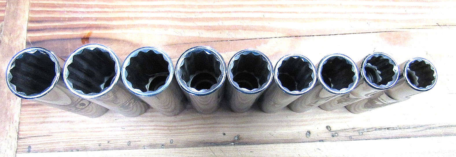 Craftsman 24pc Metric 1/2″ Easy Read Socket Set (Made In USA) GOOD CONDITION