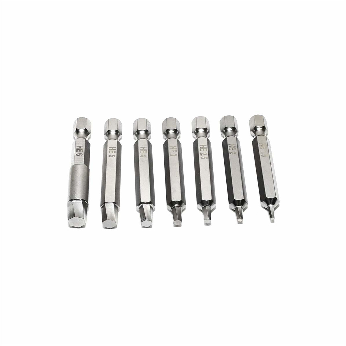 K-Tool BTK2-07HS Damaged Hex Screw Extractor Set 7PCS; Silicon Allow Steel