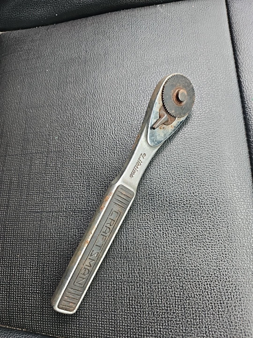 Vintage Craftsman 3/8″ Drive Lifetime Ratchet 43765 Stainless Made USA 5 T2