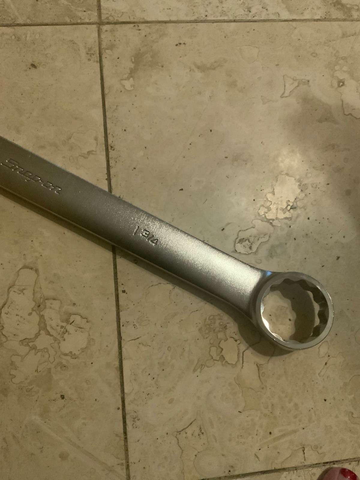 Snap On Big 1 3/4” Satin Finish Standard Combination Wrench OEX56A