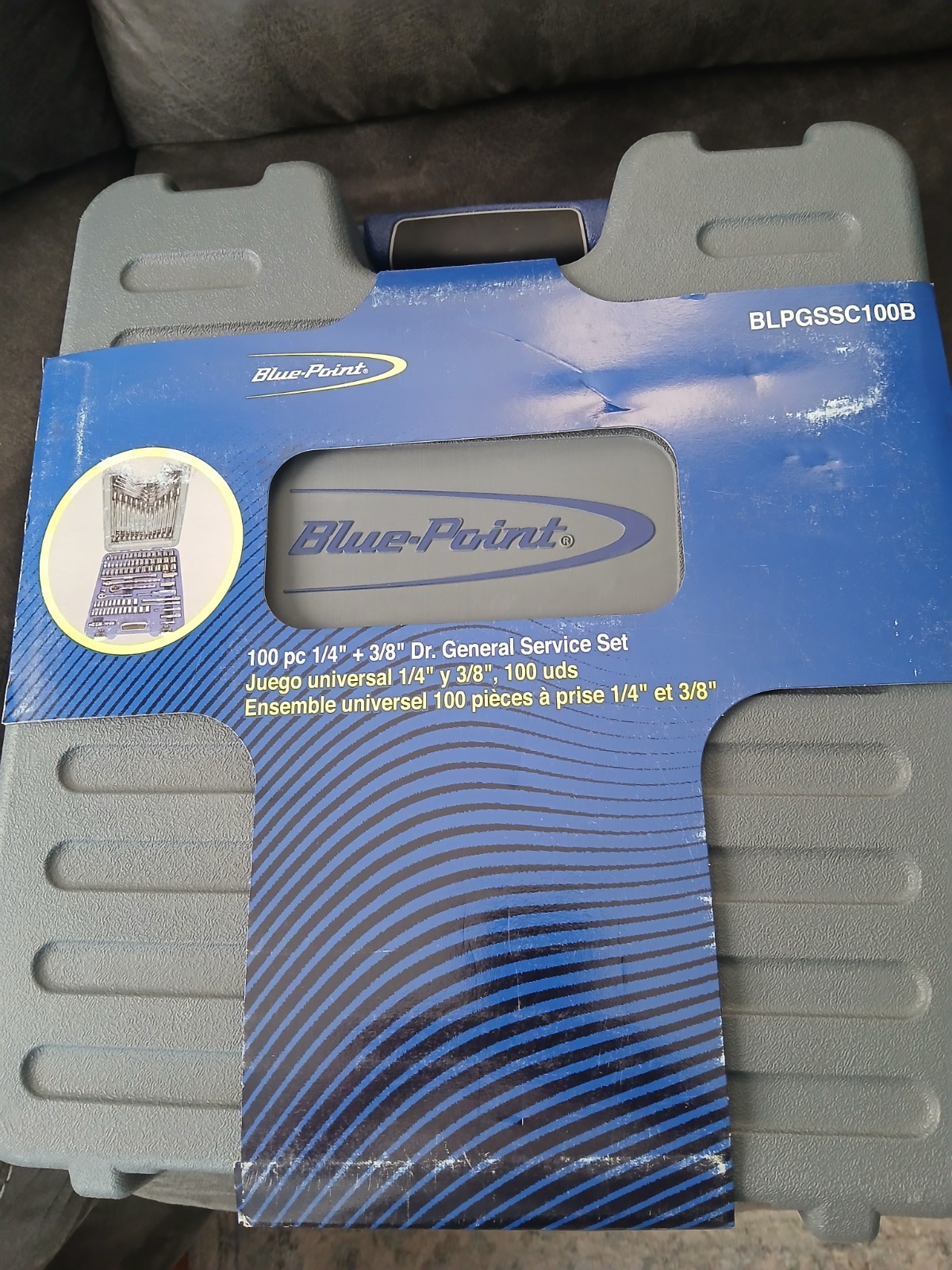 100 Piece Set 1/4 + 3/8 Dr. General Service Set Brand New