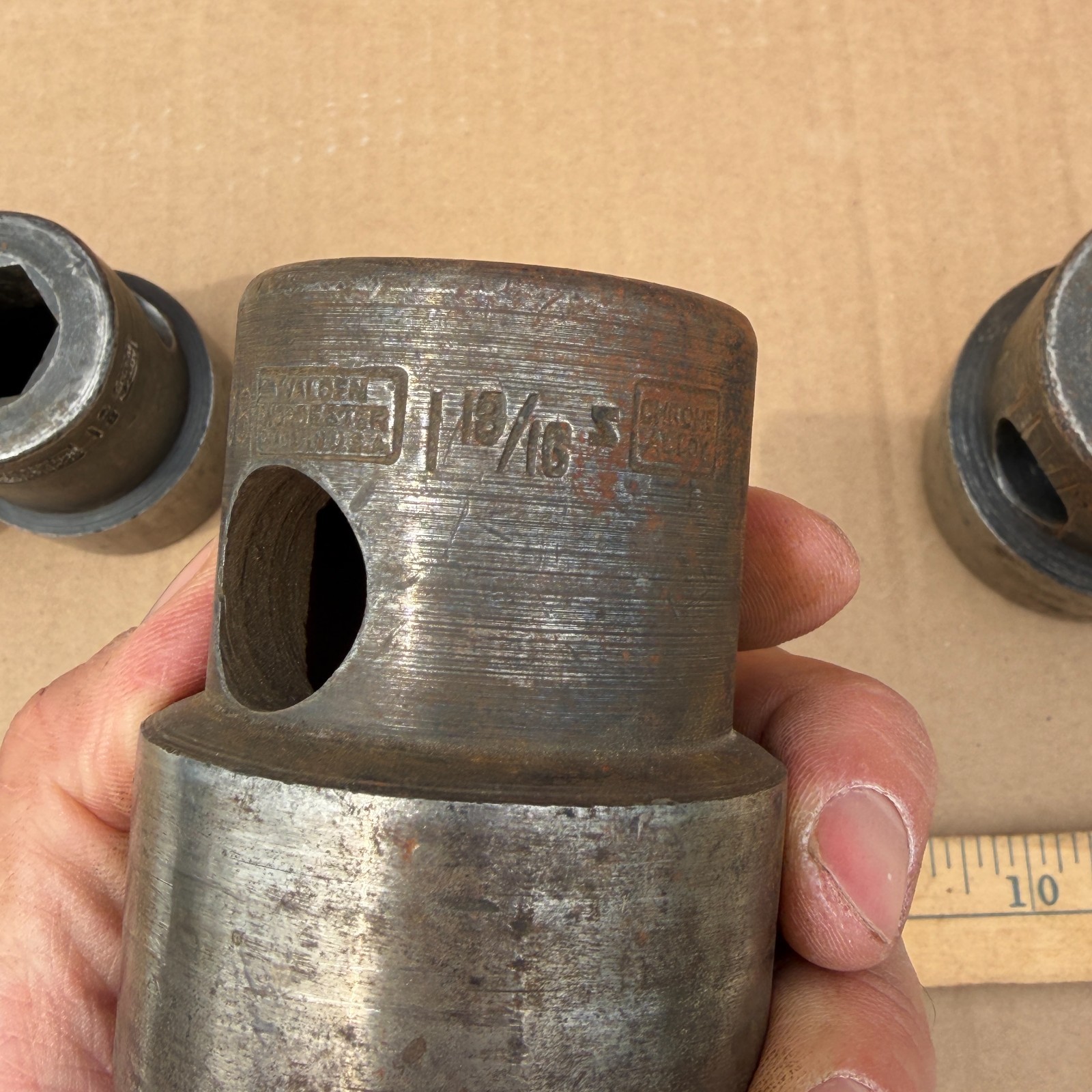 Walden-Worcester 546-570 1″ Hex Drive 1 7/16″-2″ Alloy Socket – 6 pc set