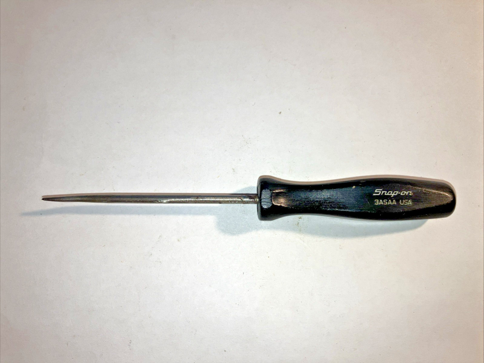 Snap-on Tools 3ASAA Black Mini Hard Handle Pick Awl USA Bent Tip USA