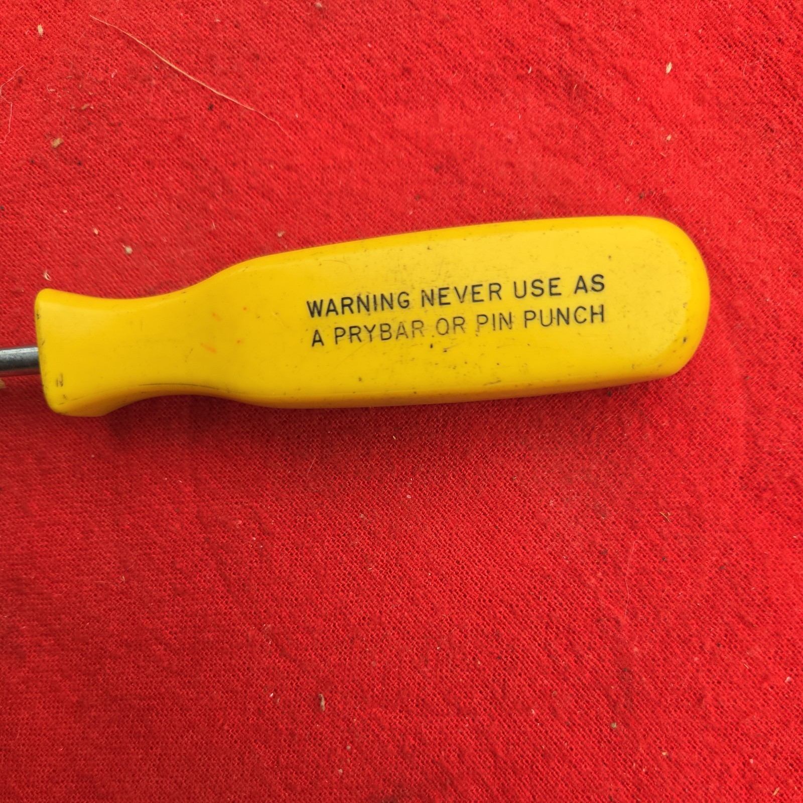 Vintage Snap On Torx T15 Long Screwdriver SSTX1015 Yellow Handle USA Hand Tool