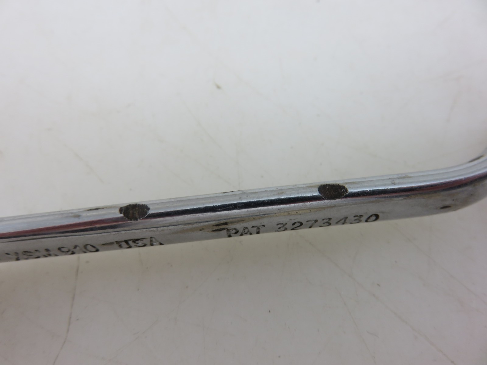 Snap-On XSM910 SHORT METRIC 10° Offset Box End Wrench 9mm x 10mm Vintage