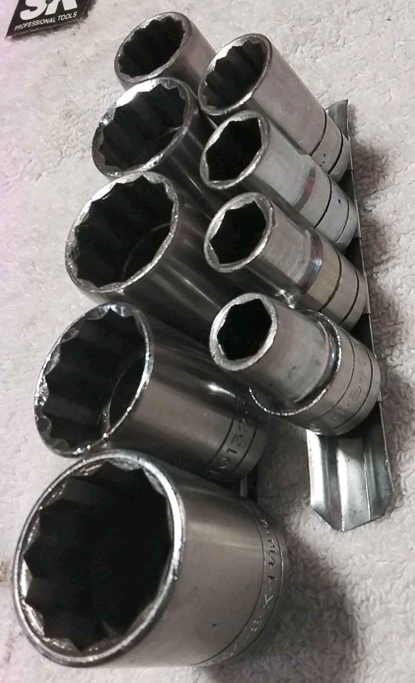 9pc S-K TOOLS 1/2″ DRIVE SOCKET SET SAE USA 🇺🇸