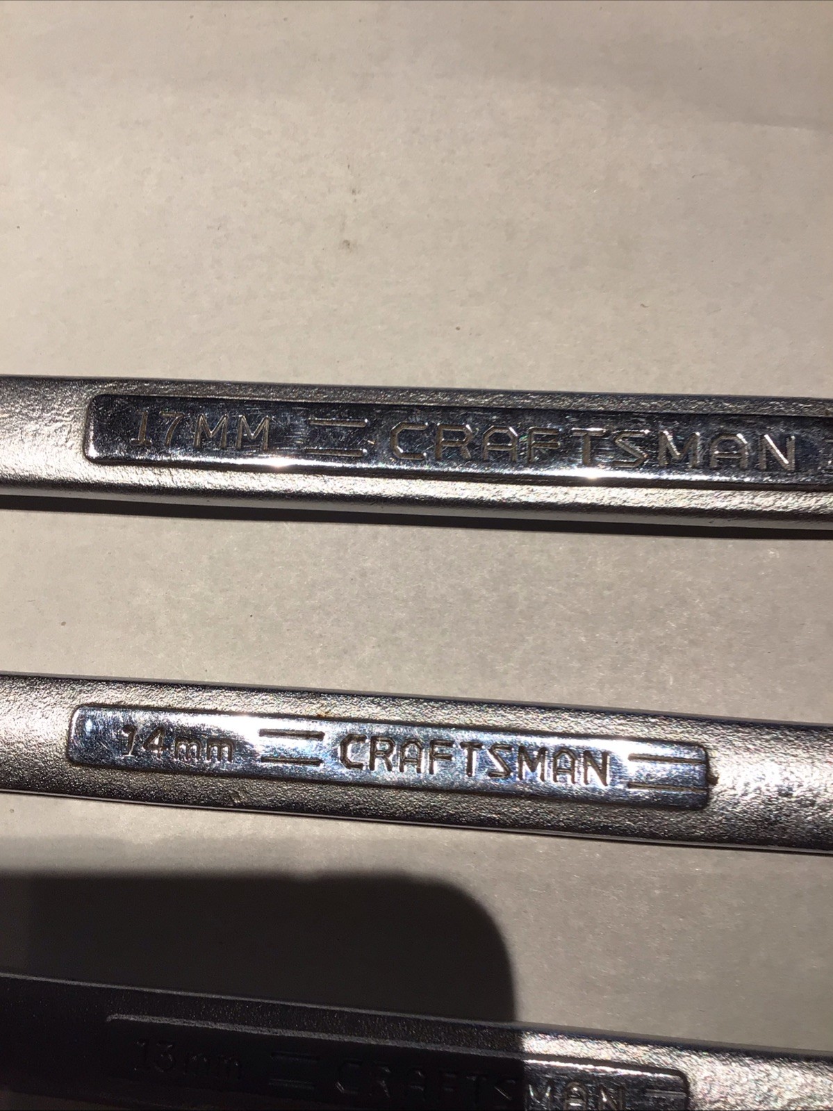 Vintage Craftsman 8 Pc Metric Wrenches 6-17 MM -vv- USA Mixed Lot Of 8