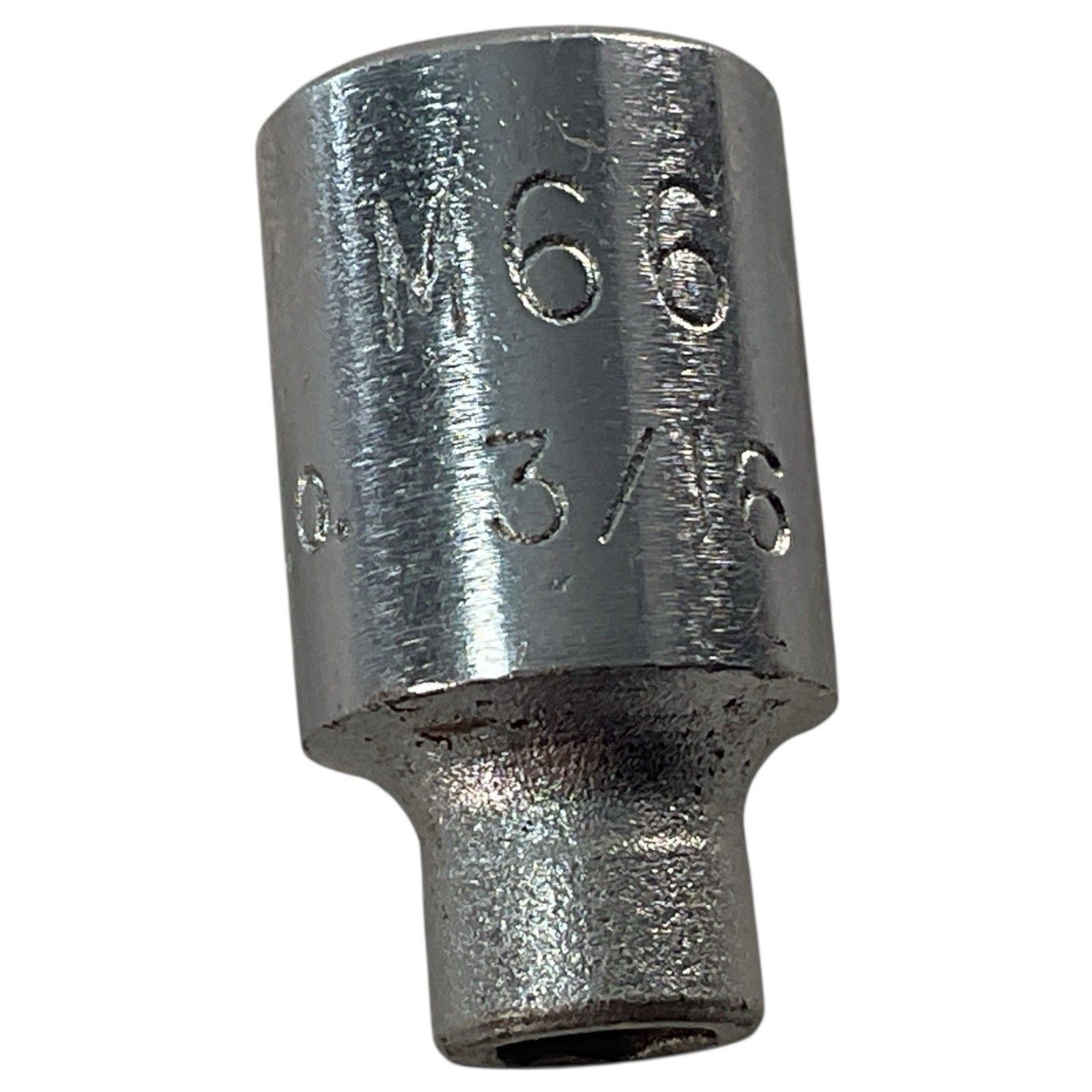 Mac Tools Shallow Socket M66 3/16″ SAE 6pt 1/4″ Drive USA Marks Chrome Tool
