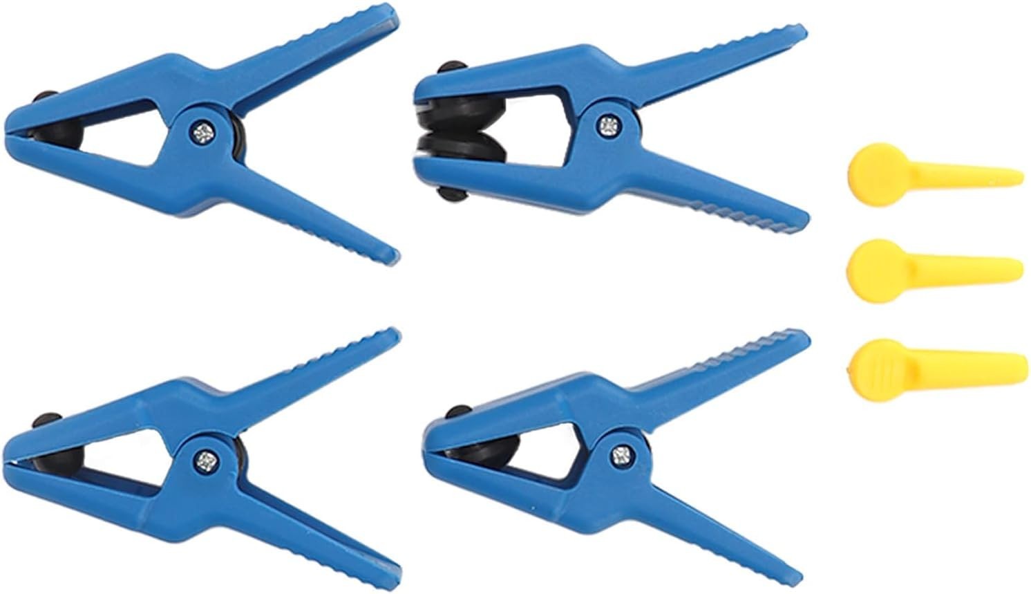 7-Pc Brake Fluid Stopper Hose Clamps + (2) 1-Way Valve Brake Fluid Bleeder Hoses