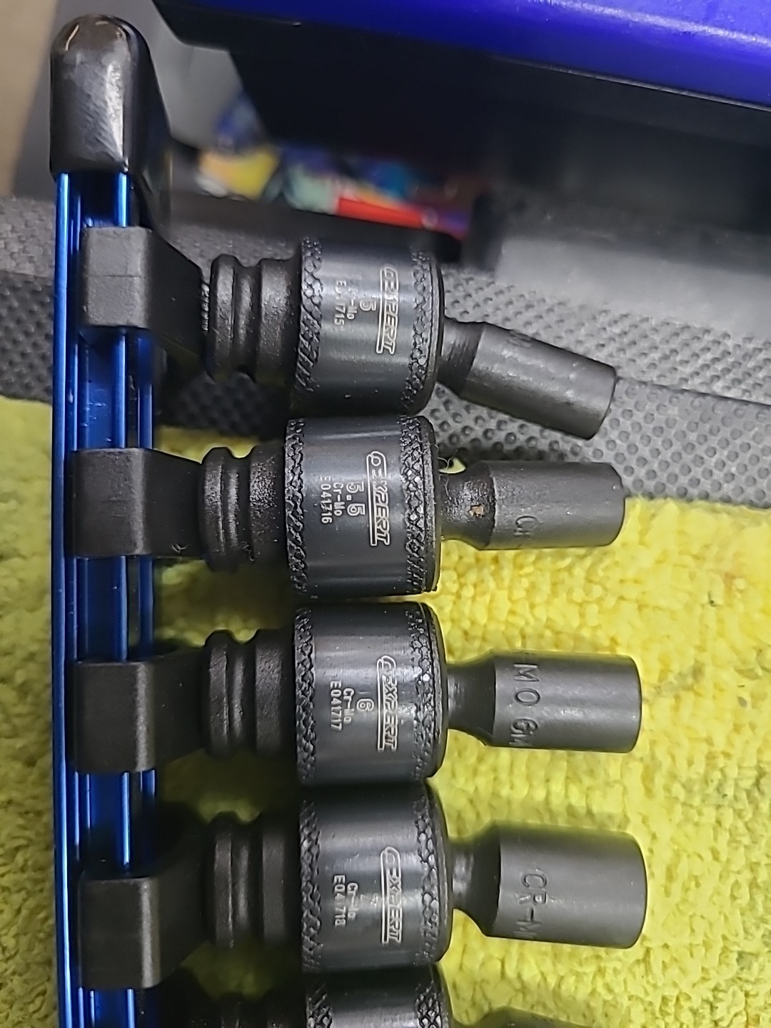 Expert CR-MO 6 Point Swivel Head Socket Set Metric Socket Set 5mm-15mm 12 Piece
