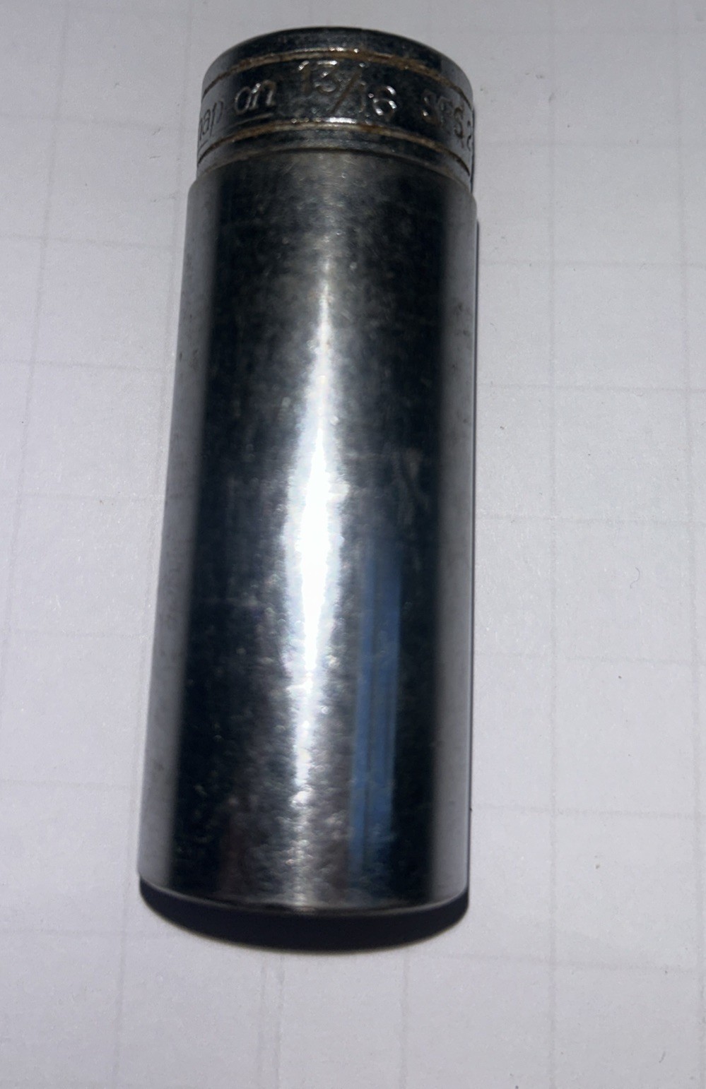Snap-on Tools SFS261 3/8″ 6 Point Drive SAE Chrome 13/16″ Deep Socket USA