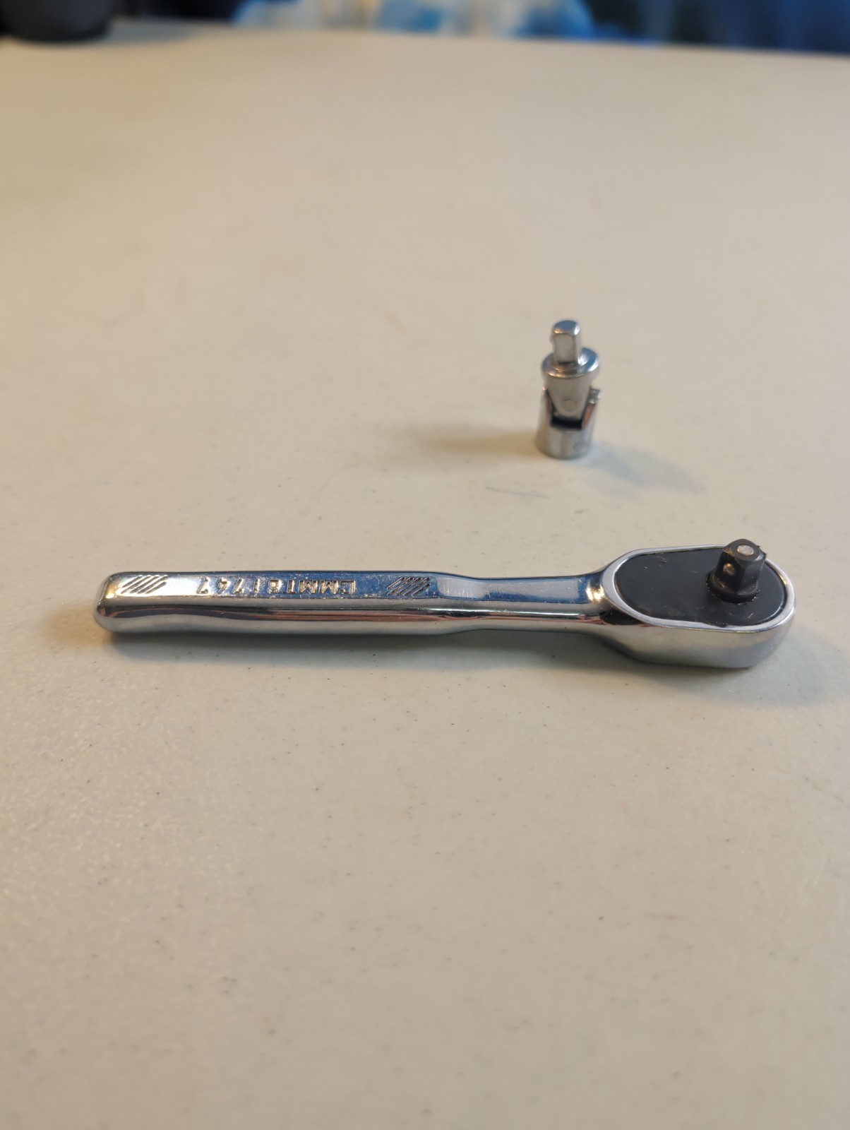 Craftsman 1/4″ Quick Release Ratchet Polished Chrome CMMT81747 + Swivel Adapter