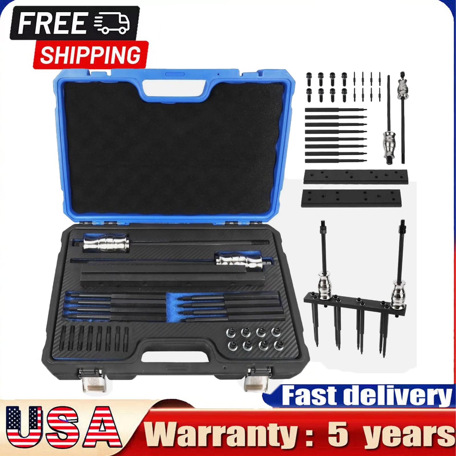 EN-51146 Fuel Injector Rail Assembly Tool Kit NEW Master Replacer Set Universal