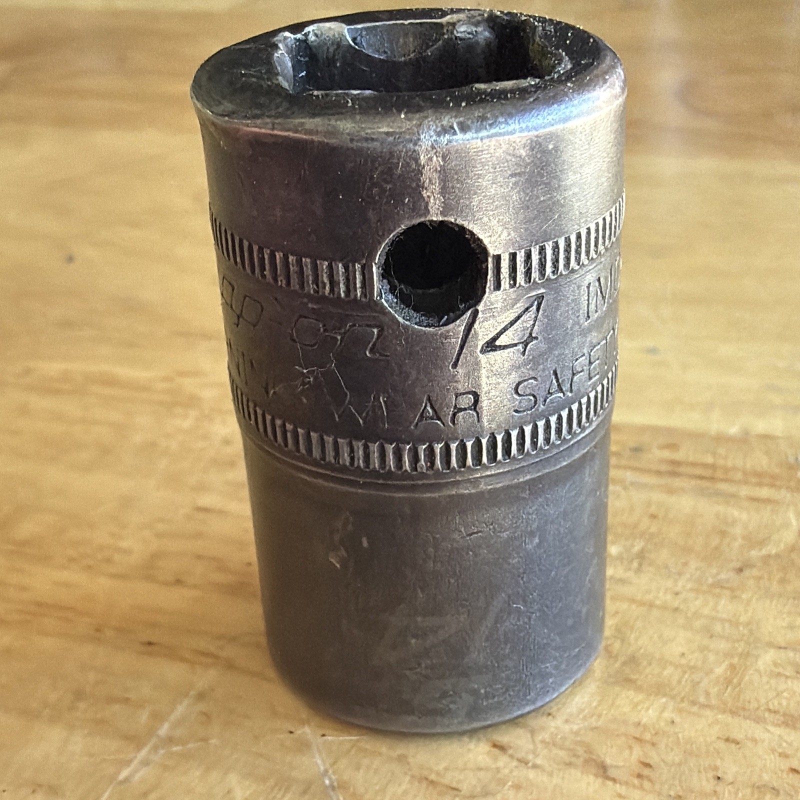 Snap On Tools 14mm Shallow Impact Socket 1/2″ Drive 12 Point IMDML140 USA