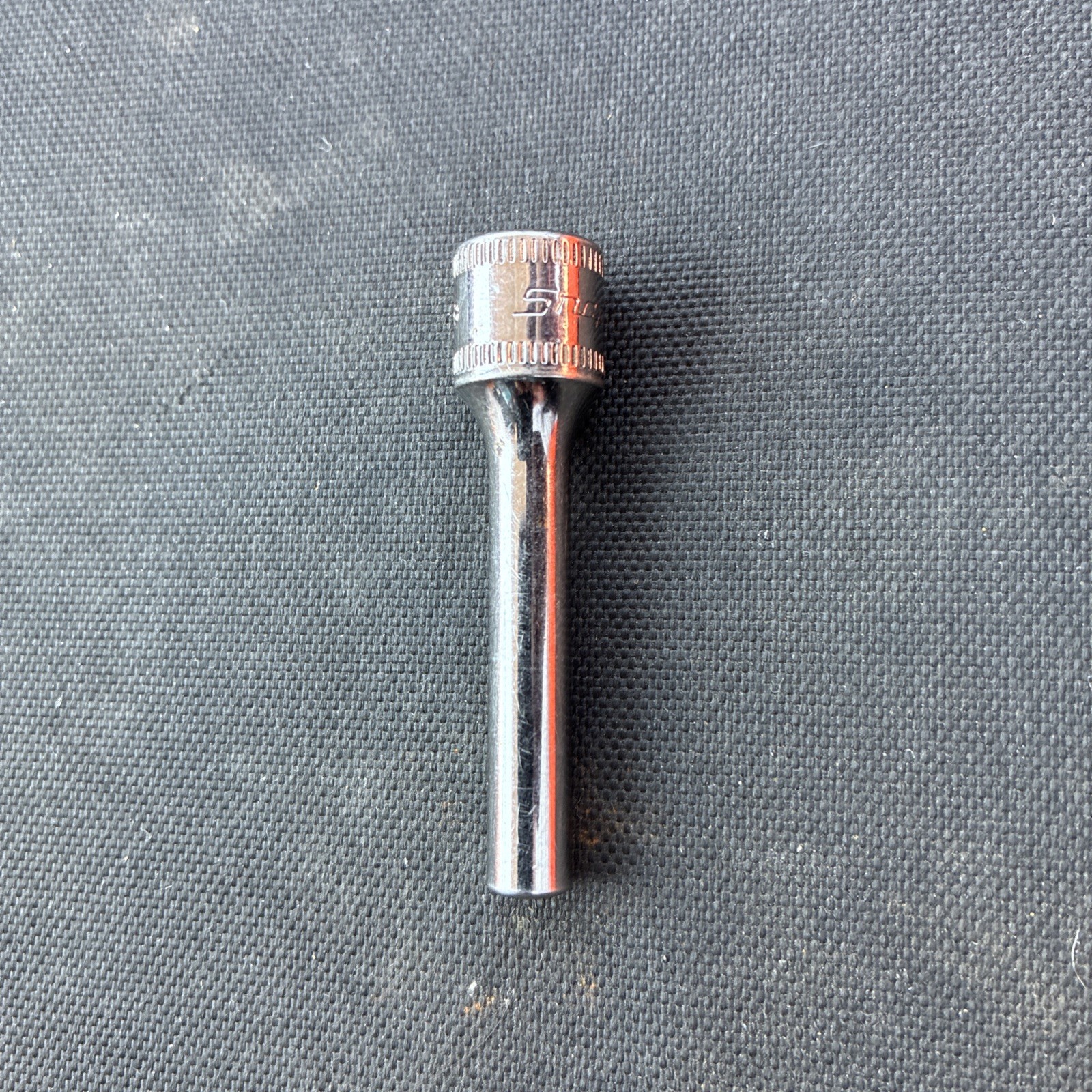 Snap On STMM4 4mm Deep Socket, 6 Point, 1/4”drive, Very Good Condition.