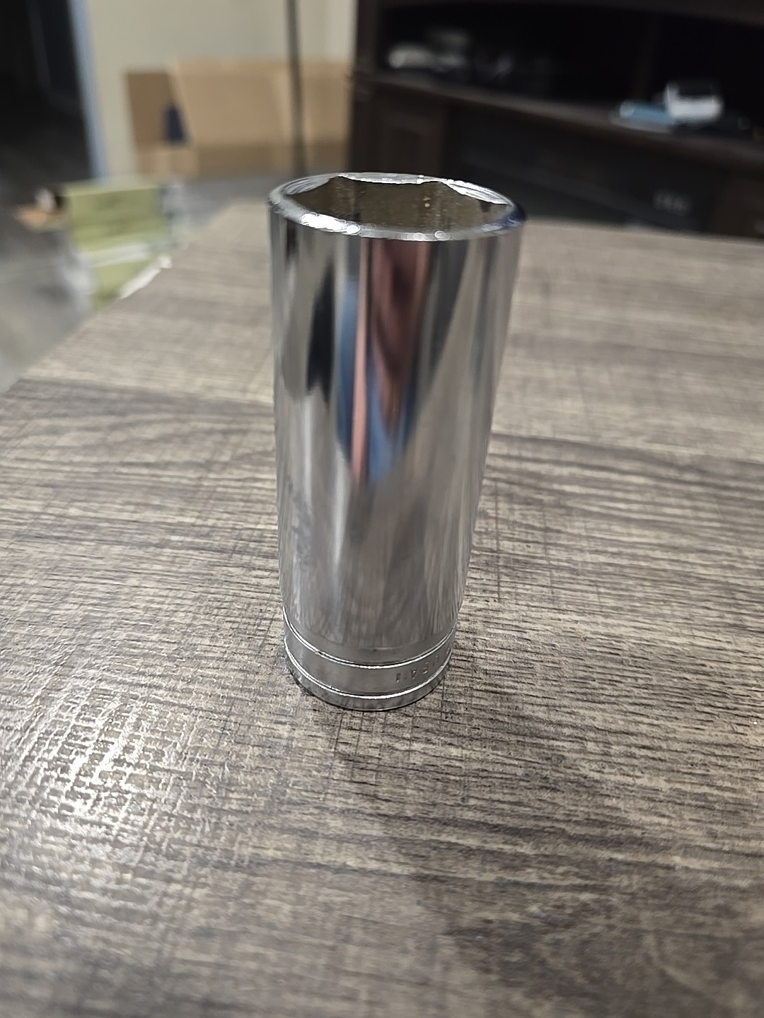 Snap On 1” Deep 1/2” Drive Socket 6 Point Chrome TS321 USA