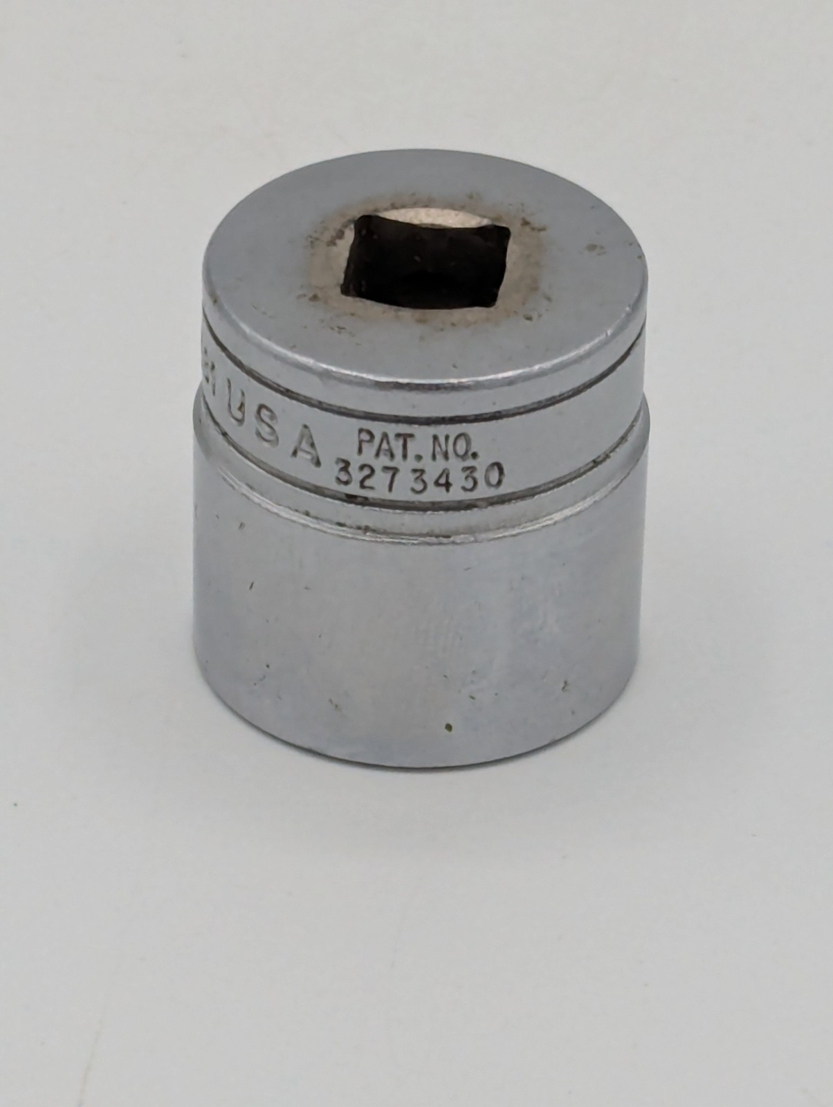 Snap On 3/8″ Drive 7/8″ 12PT SAE Shallow Chrome Socket USA F281 Free Shipping