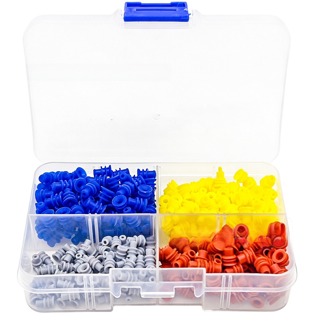 Waterproof Rubber Seals for Auto Connectors 400PCS Cable Wire Protection