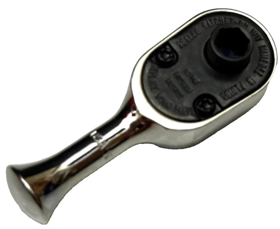 Snap On Tools TMK72 1/4″ Drive Stubby Magnetic Bit Ratchet New USA Ships Free!!