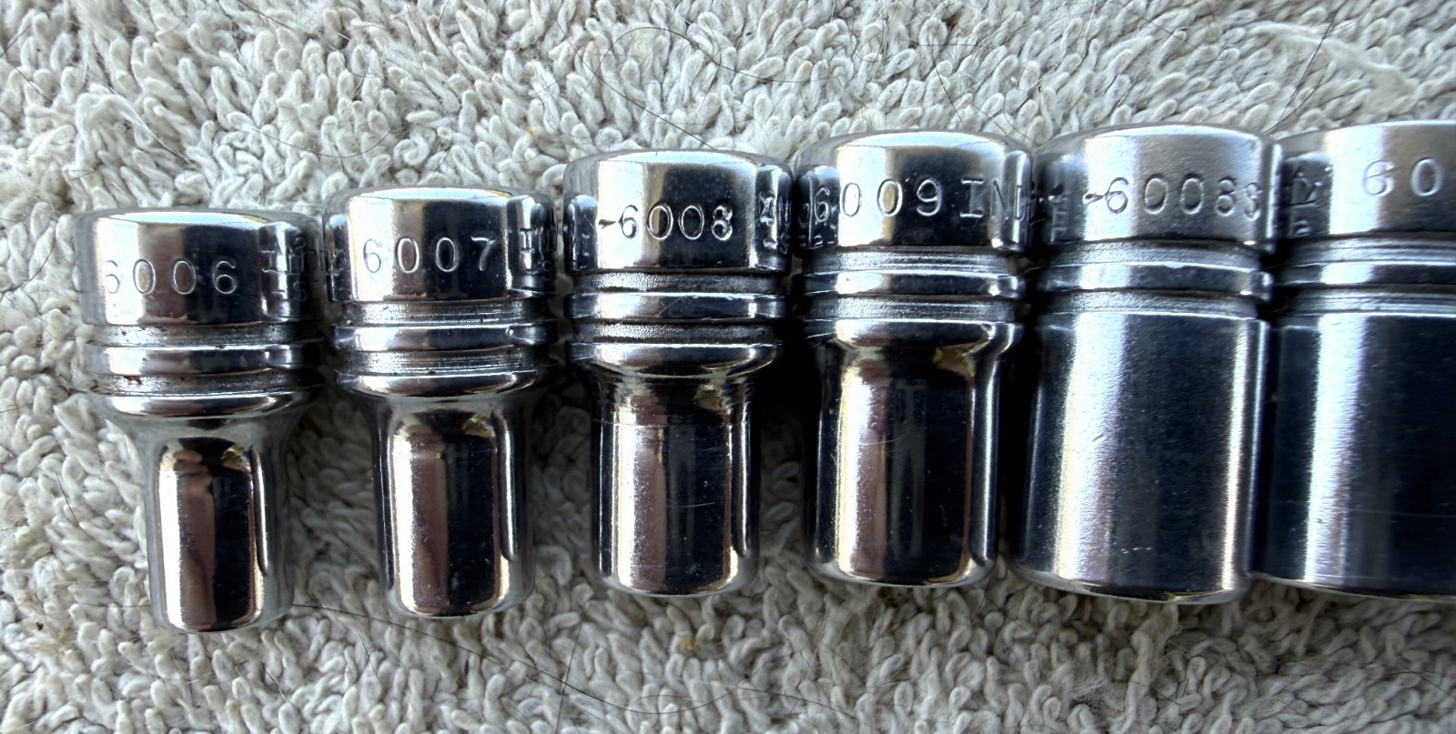 VINTAGE INDESTRO 1/4 IN DRIVE SOCKET SET NO. S6102 – AS PICTURED – L@@K NICE